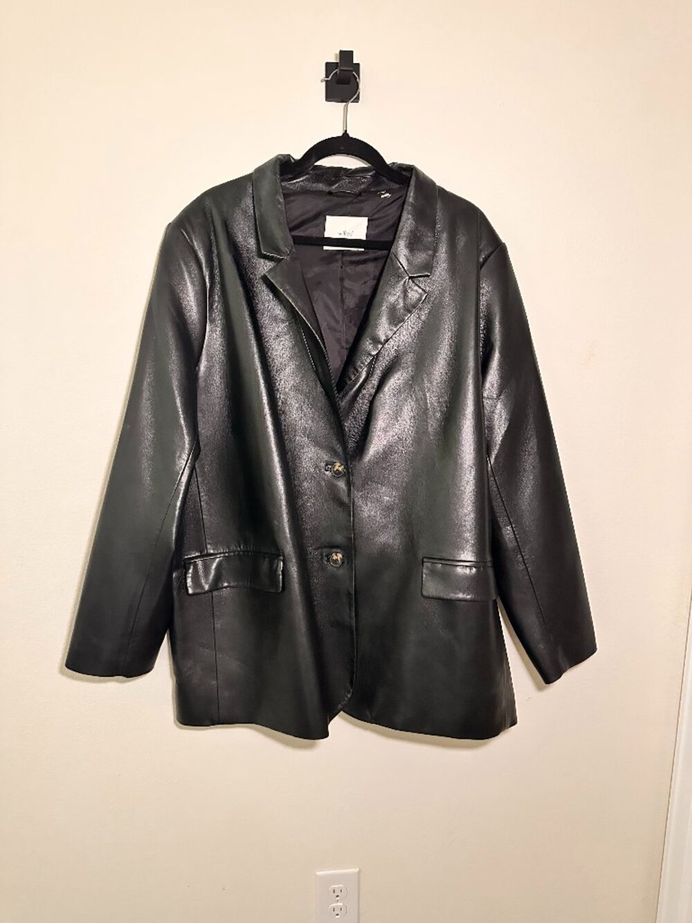 Aritzia Wilfred Leather Blazer